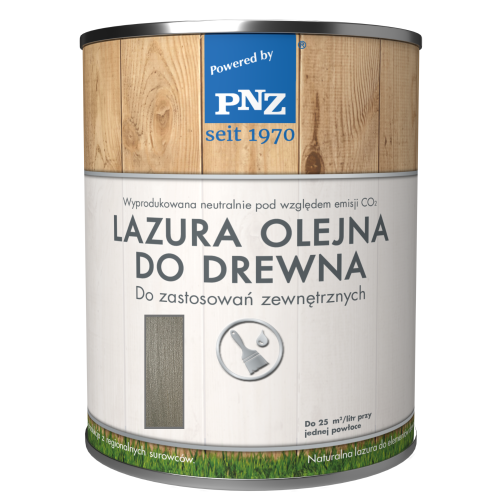 Lazura Olejna do drewna 5L Srebrny Grafit Effekt