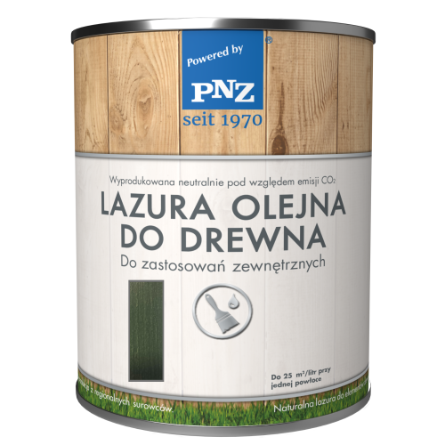 Lazura Olejna do drewna 0,75L Jodłowa Zieleń