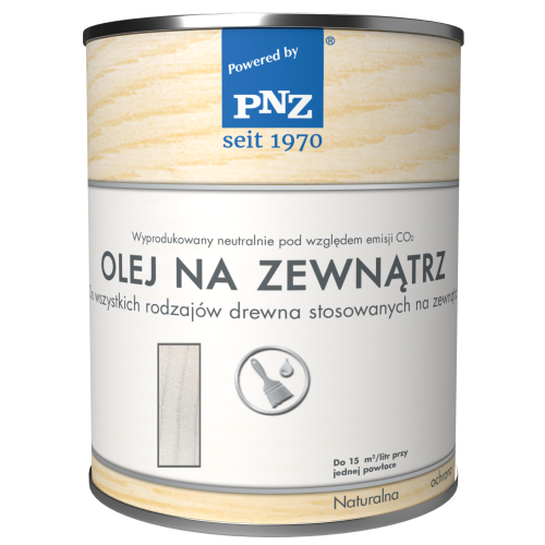 Olej na zewnątrz do tarasów 5L Biały Opal