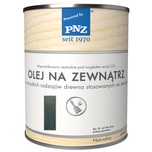 Olej na zewnątrz do tarasów 0,75L Niebiesko-Szary