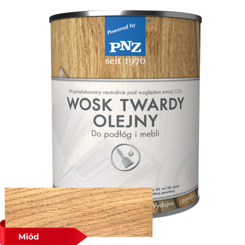 Wosk Twardy Olejny 0,75L Miód