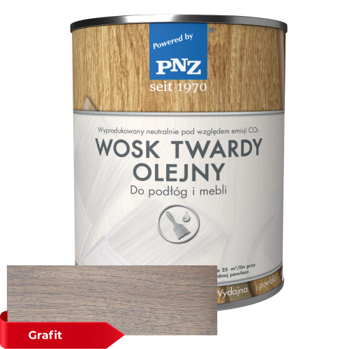 Wosk Twardy Olejny 2,5L Grafit