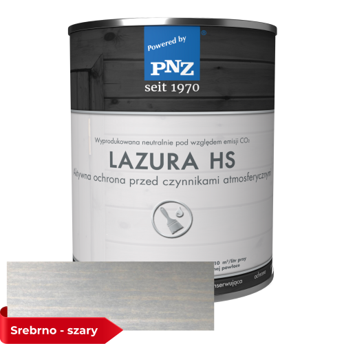 Lazura HS do drewna 3w1 0,75L Srebrno-Szary