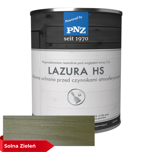 Lazura HS do drewna 3w1 0,75L Solna Zieleń