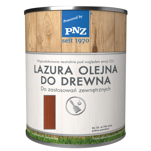 Lazura Olejna do drewna 5L Mahoń