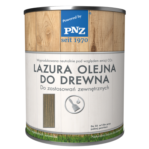 Lazura Olejna do drewna 5L Bazaltowy Szary