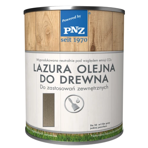 Lazura Olejna do drewna 5L Srebrny Kwarc Effekt