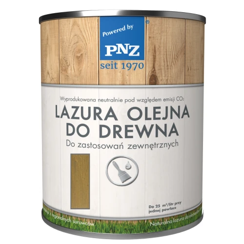 Lazura Olejna do drewna 0,75L Ogrodowa Zieleń