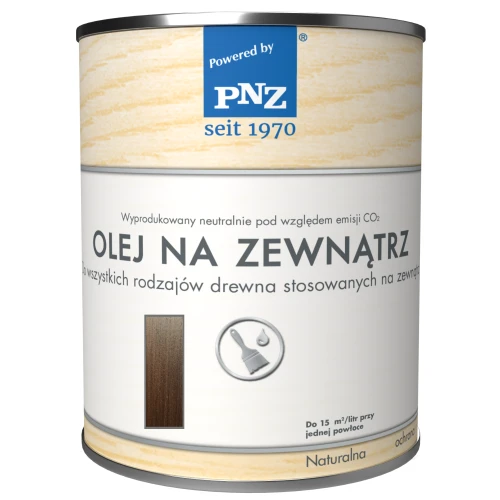 Olej na zewnątrz do tarasów 2,5L Szaro-Brązowy