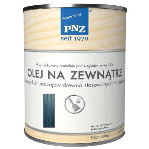 Olej na zewnątrz do tarasów 0,75L Niebieski