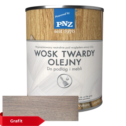 Wosk Twardy Olejny 0,75L Grafit