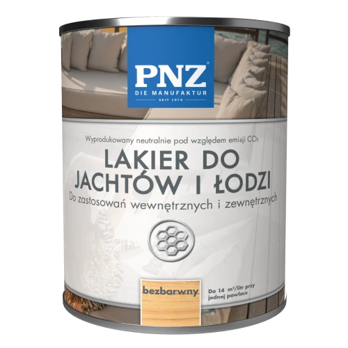 Lakier do jachtów i łodzi 0,75L Bezbarwny
