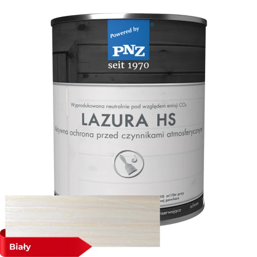 Lazura HS do drewna 3w1 0,75L Biały