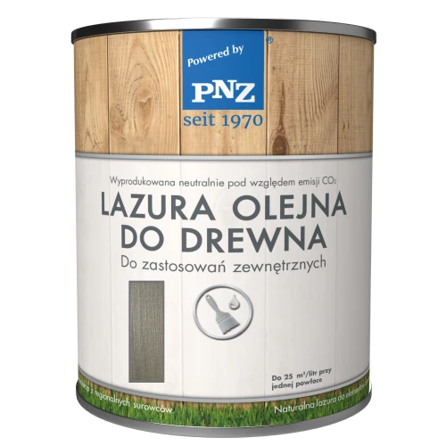 Lazura Olejna do drewna 2,5L Srebrny Grafit Effekt