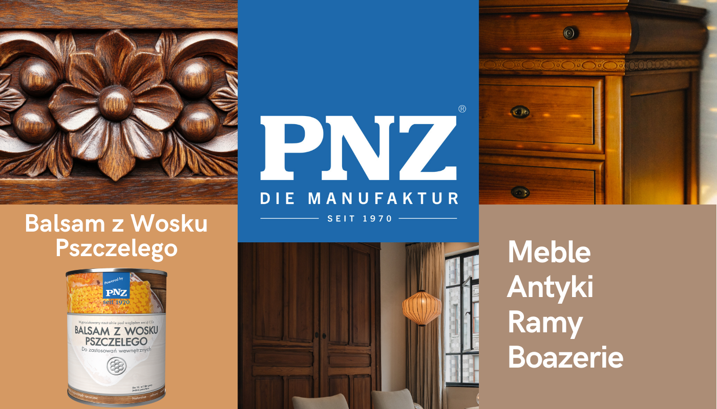 Grafika prezentująca zastosowanie balsamu z wosku pszczelego marki PNZ