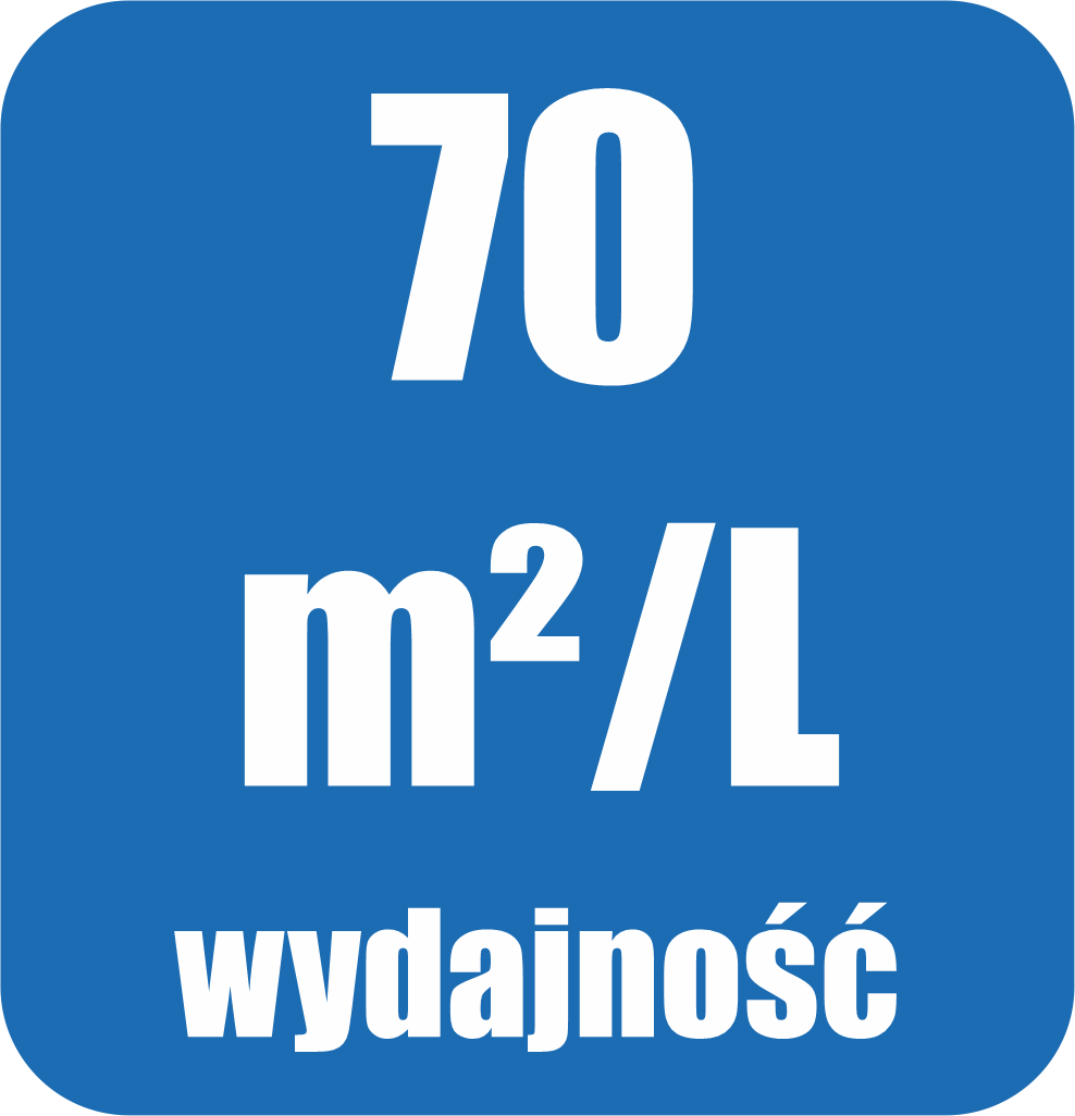 Wydajność emulsji do mycia drewna ogrodowego w tym drewnianych mebli ogrodowych.