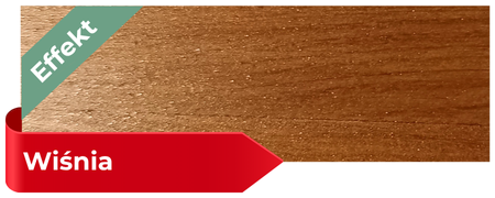 Próbka z kolorem wiśnia effekt