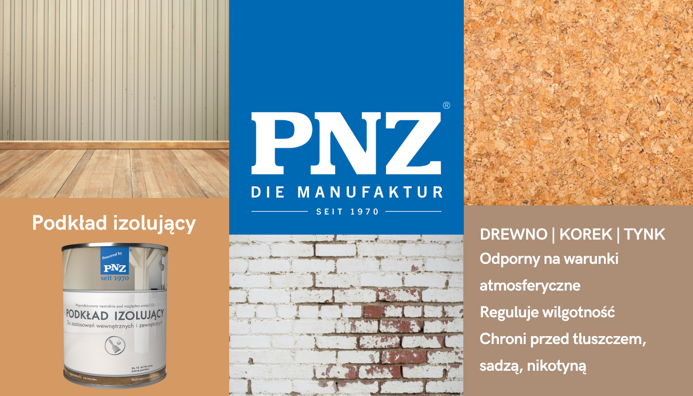 Grafika prezentująca zastosowanie podkładu izolującego marki PNZ