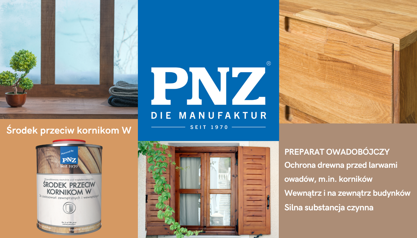 Grafika prezentuje możliwość zastosowania preparatu przeciw kornikom.