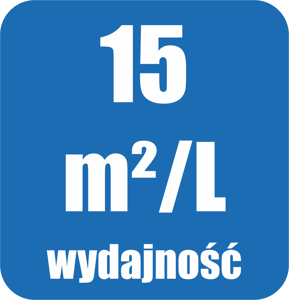 Wydajność impregnatu gruntującego do drewna.