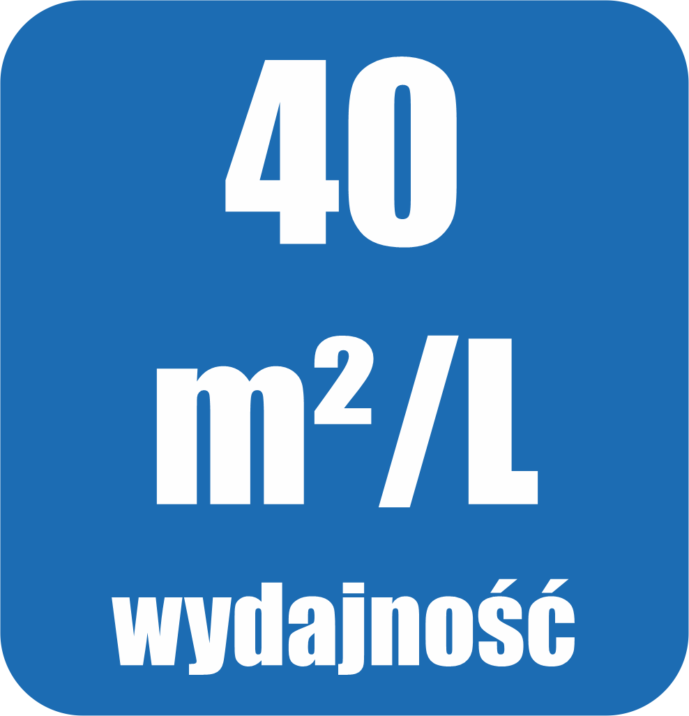 Etykieta wydajności wosku dekoracyjnego PNZ