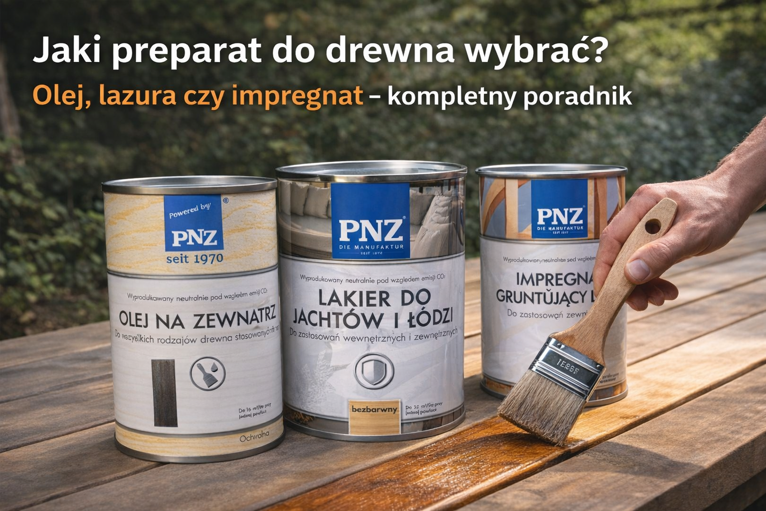 Jaki preparat do drewna wybrać? Olej, lazura czy impregnat – kompletny poradnik